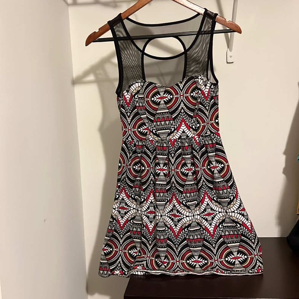 Forever 21 Multicolor Skater Dress